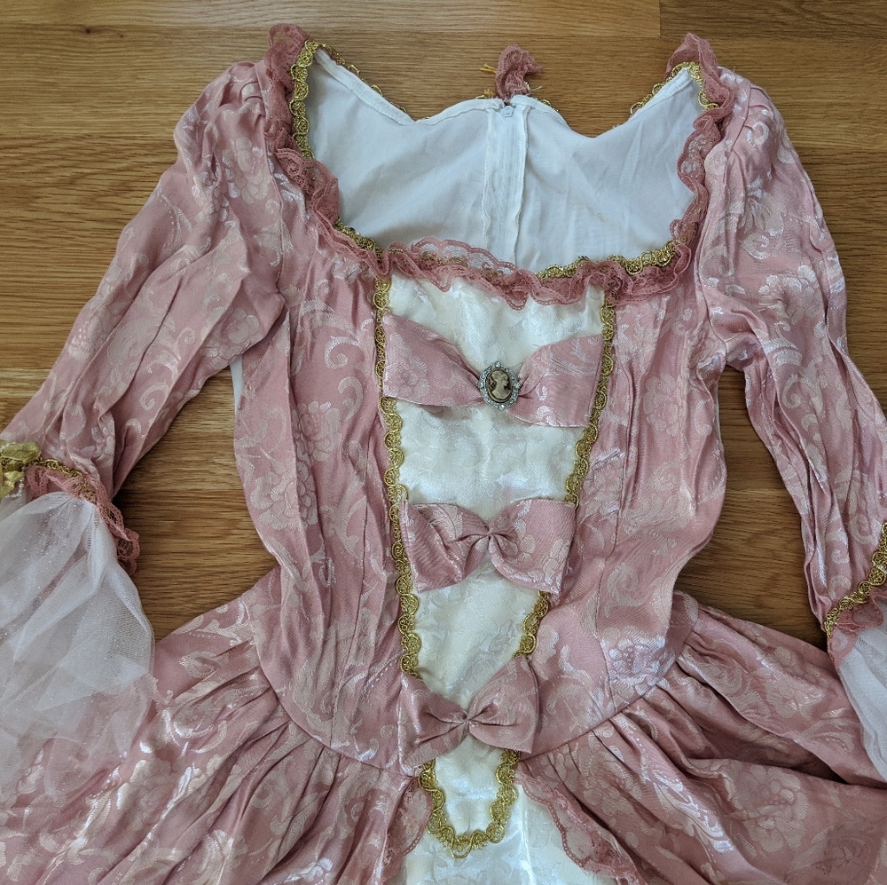 NEW Pink White Courtier Costume Leg Avenue Sz M
